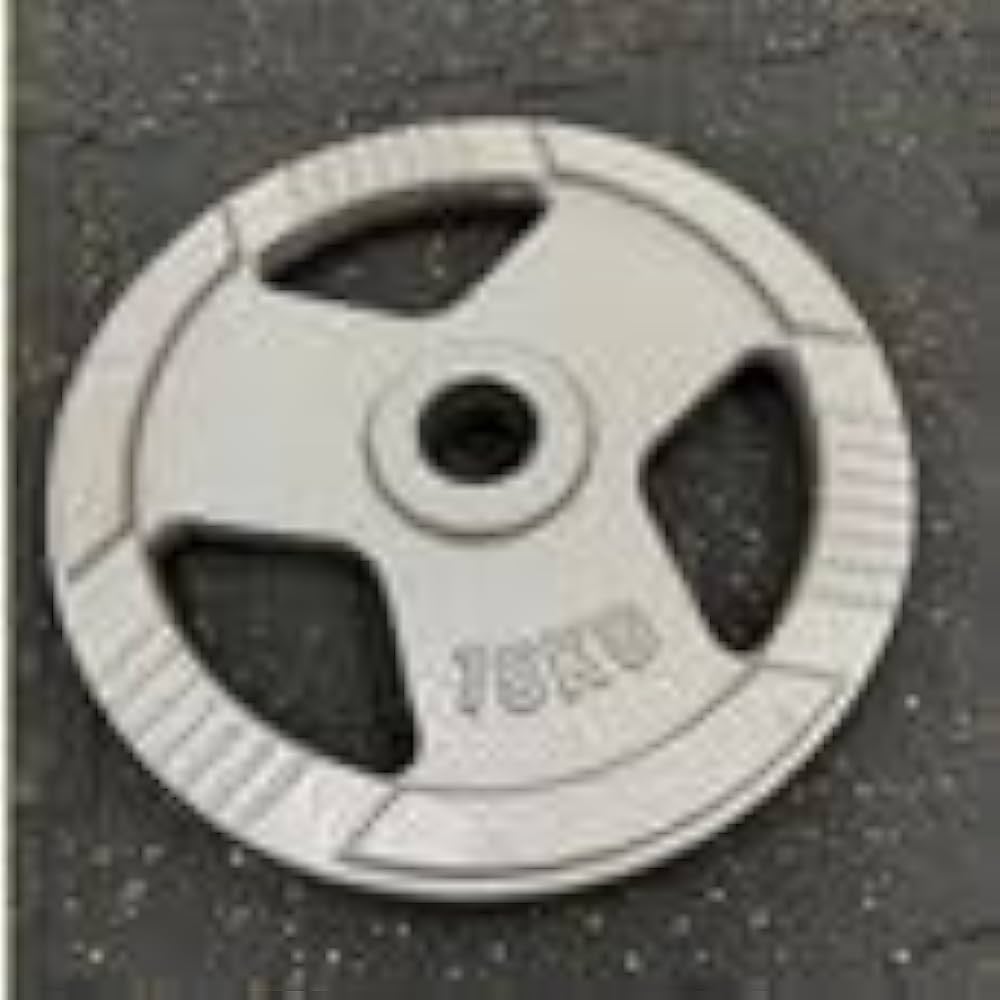 Amazon | 50㎜アイアンプレート 15㎏2枚 | ノーブランド品 | バーベル