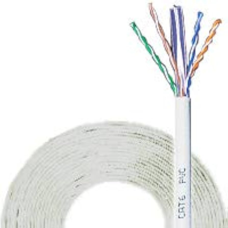 Amazon.co.jp: 通信興業 CAT6 LANケーブル (300m巻き) TSUNET-1000E