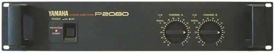 Amazon | YAMAHA ヤマハ P2080 業務用 2ch パワーアンプ PA用 | プロ用