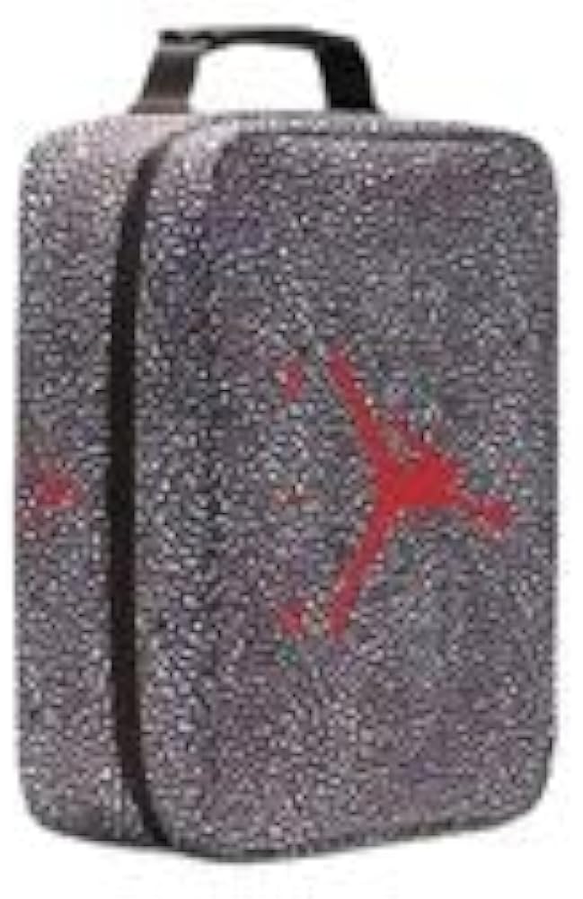 Amazon | ナイキ ジョーダン シューズボックス バッグ ブラック/レッド