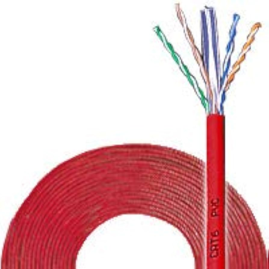 Amazon.co.jp: 通信興業 CAT6 LANケーブル (300m巻き) TSUNET-1000E
