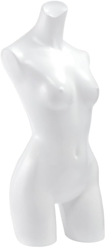 Amazon.co.jp: 卓上トルソー レディース ポーズタイプ 樹脂製 ラッカー