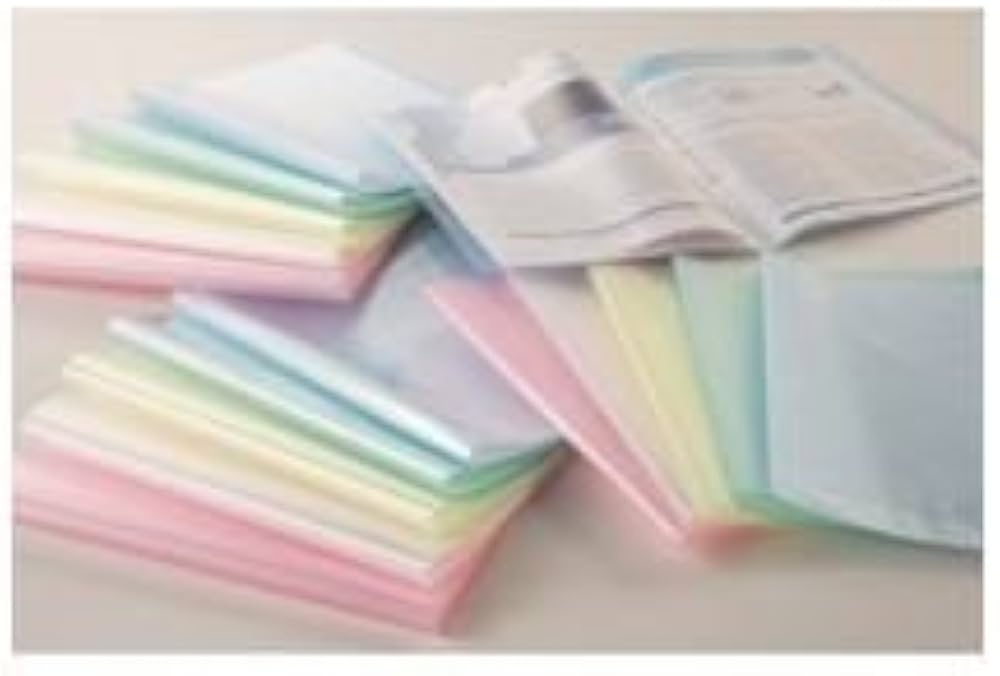 Amazon.co.jp: （まとめ） TANOSEE クリアファイル A4タテ 20ポケット