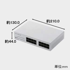 Amazon | エレコム スイッチングハブ 16ポート 10/100Mbps マグネット