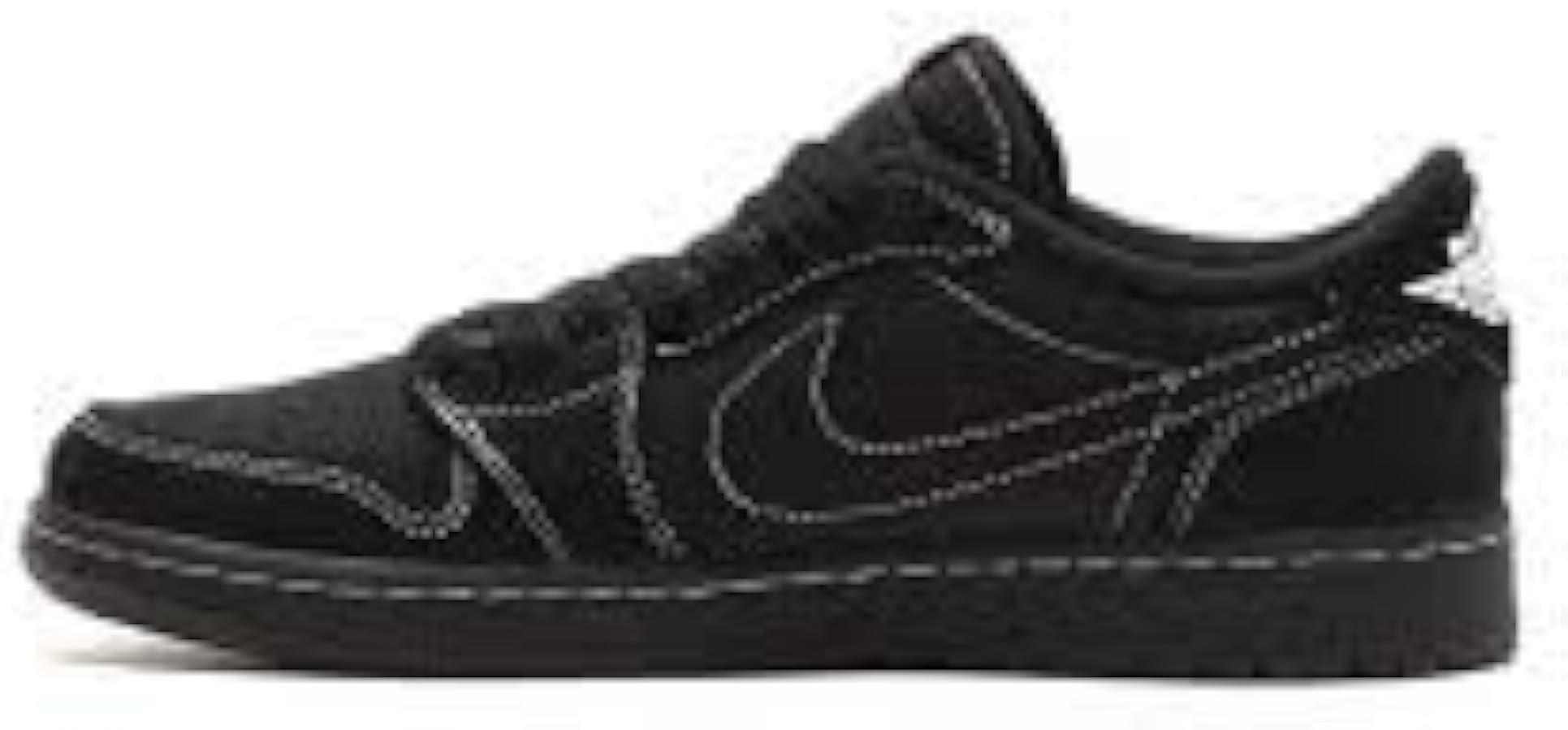 Amazon | [ナイキ] Travis Scott AIR JORDAN 1 LOW Black Phantom