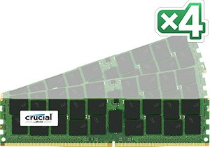 Amazon.co.jp: Crucial [Micron製] DDR4 サーバー用メモリー 16GB x4