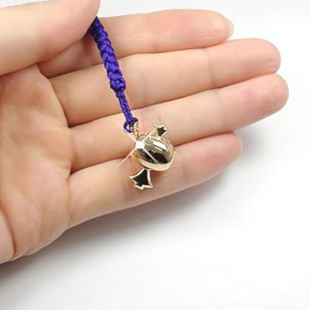 Amazon.co.jp: 開運お守り根付K18金鈴打出小槌携帯ストラップ