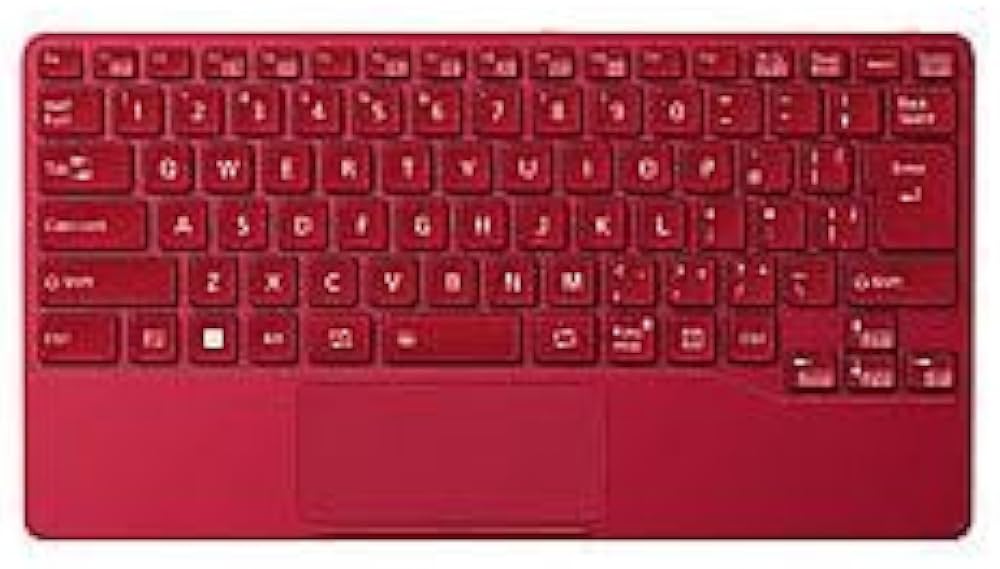 Amazon | 富士通 FMV Mobile Keyboard(ガーネットレッド) FMV-NKBUR