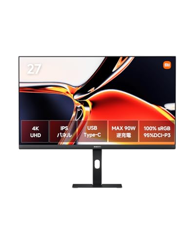 神コスパ】Xiaomi 4K モニター A27Ui レビュー｜大満足の高精度カラー