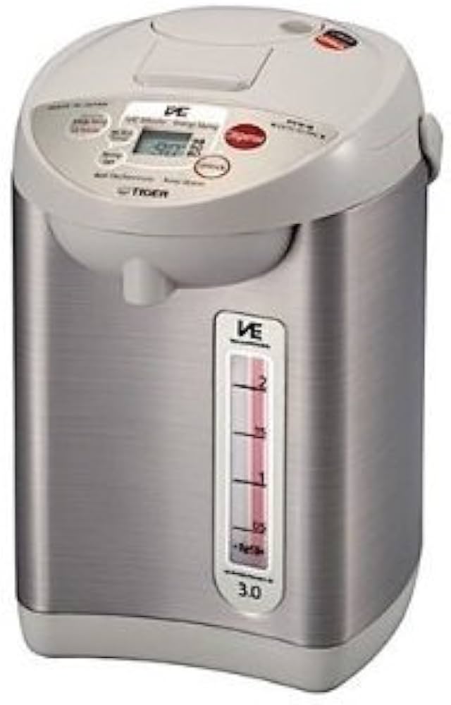 Amazon | TIGER 海外向け 220V仕様 3.0L 電気ポット VE（魔法瓶） 電動
