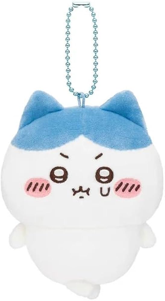 Amazon.co.jp: ちいかわ PUN。マスコット ぬいぐるみ (ハチワレ