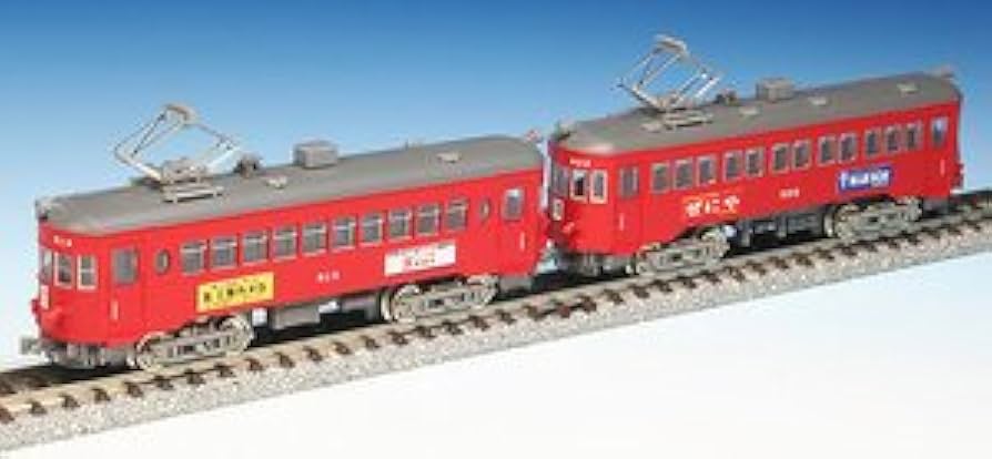 Amazon | Nゲージ NT119 名鉄 モ510/520形 スカーレット色 (2輌セット