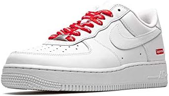 Nike Mens Air Force 1 Low Supreme - Mini Box Logo White Cu9225 100