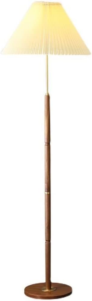 Amazon.co.jp : hofphd フロアライト 木製 クルミの木 フロアスタンド