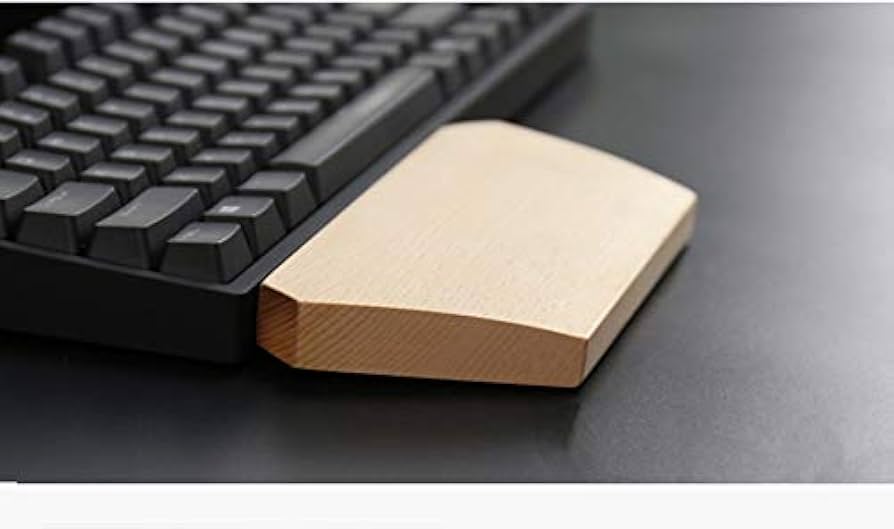 Amazon.com: Handmade Single Hand Artisan Wood Keyboard Wrist Rest