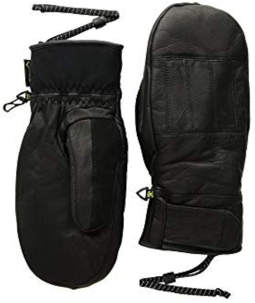 Amazon.com : Burton Mens Gondy Gore-Tex Leather Mitten, True Black