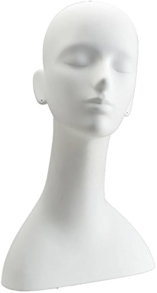 Amazon.co.jp: キイヤ マネキンヘッド ヘッドトルソー ホワイト FRP
