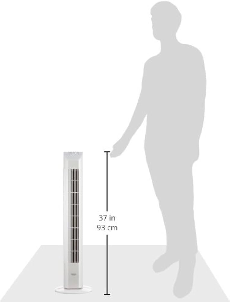 Amazon | [山善] 扇風機 タワーファン リモコン/風量3段階 タイマー付