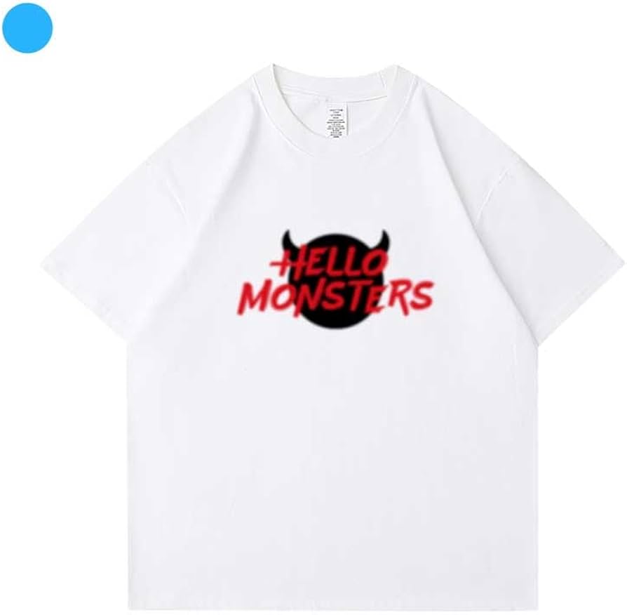 Amazon.co.jp: 2025 ベイビーモンスター グッズ Tシャツ HELLO MONSTER