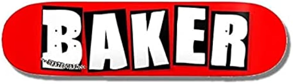 Amazon | 【BAKER】ベイカー BRAND LOGO WHITE ブランドロゴ スケート