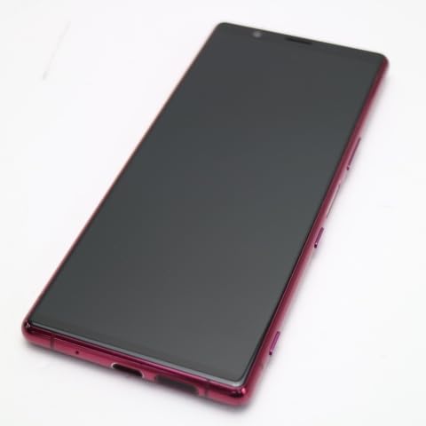 Amazon | SIMフリー Xperia 5 SOV41 Red AU | au(エーユー
