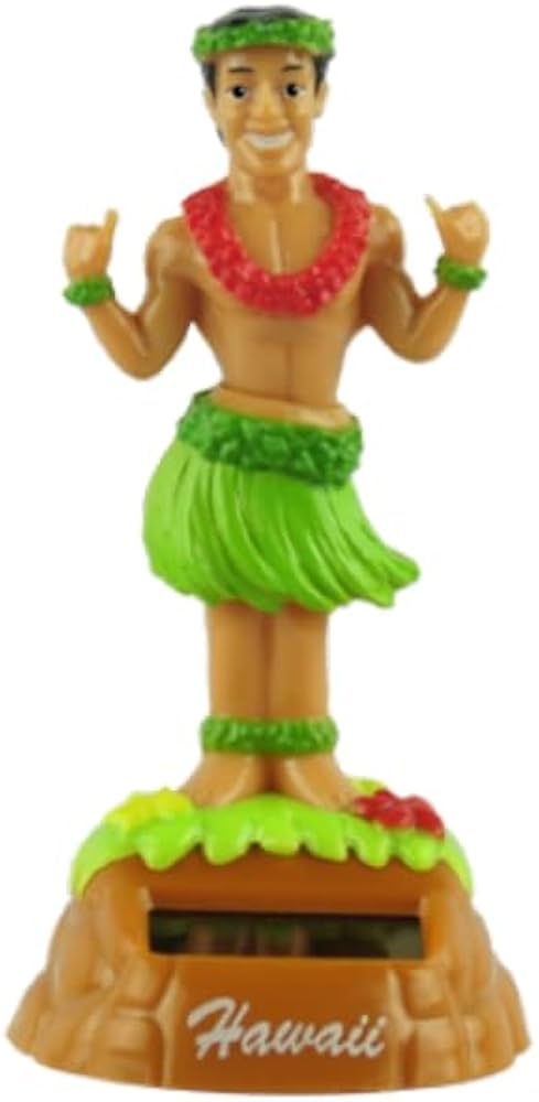 Amazon.com: Shaka Hula Man Solar Dashboard Doll : Toys & Games