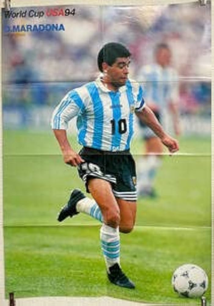 Amazon.co.jp: ディエゴ・マラドーナ(アルゼンチン代表)'94W杯ポスター