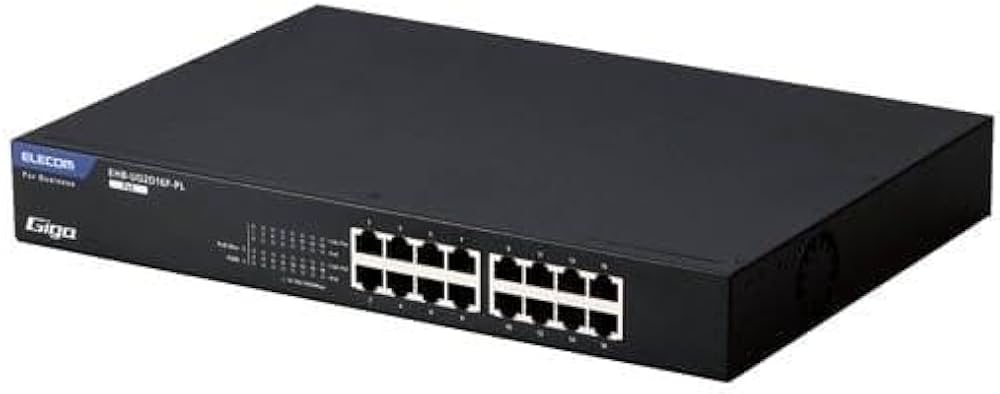 Amazon.co.jp: エレコム LANハブ アンマネージ 16ポート EHB-UG2D16F