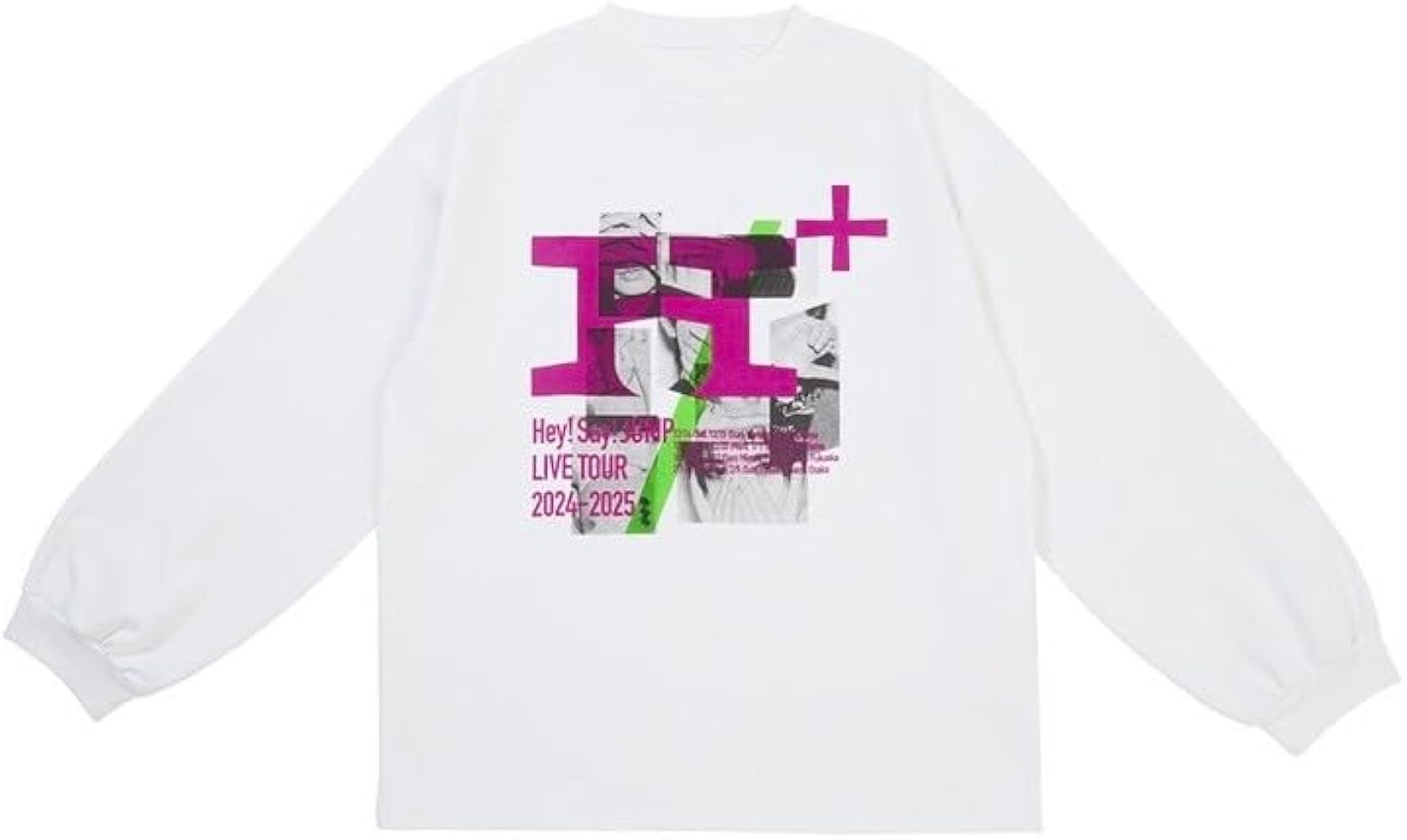 Amazon.co.jp: Hey! Say! JUMP ロングTシャツ エイチ【H+】 LIVE TOUR