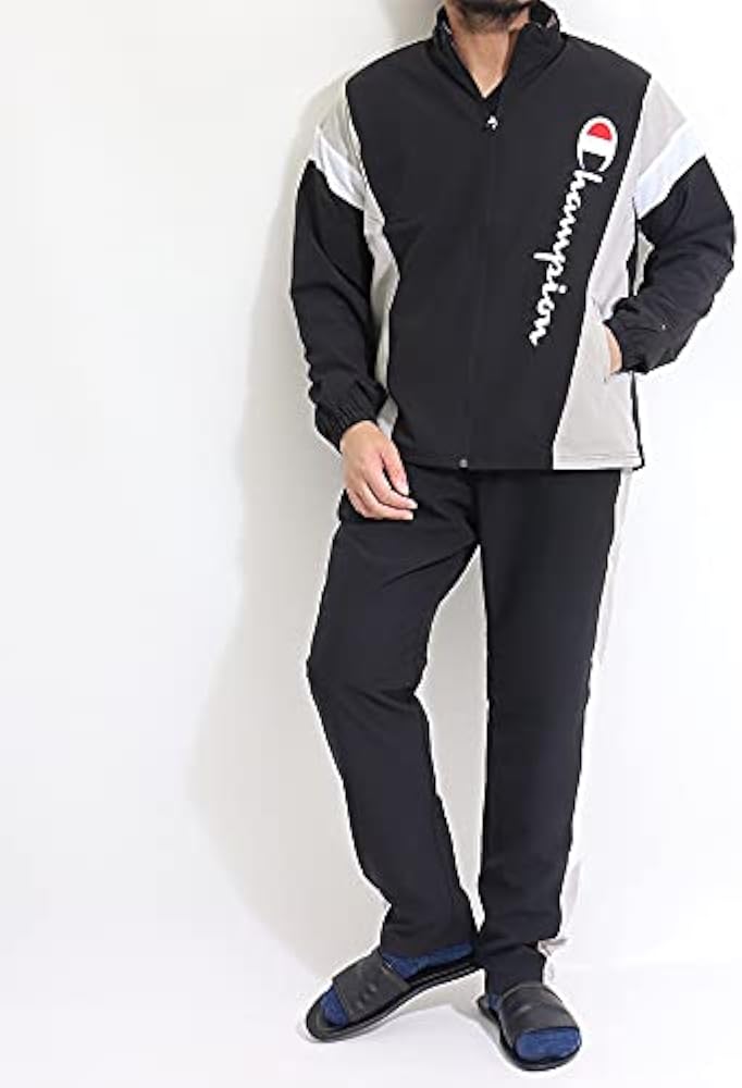 Amazon | [チャンピオン] ウィンドブレーカー 上下セットアップ(M 090