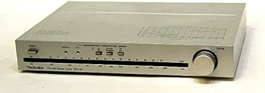 Amazon.co.jp: Technics ST-C01 (Silver) FM/AM Tuner Vintage Vintage