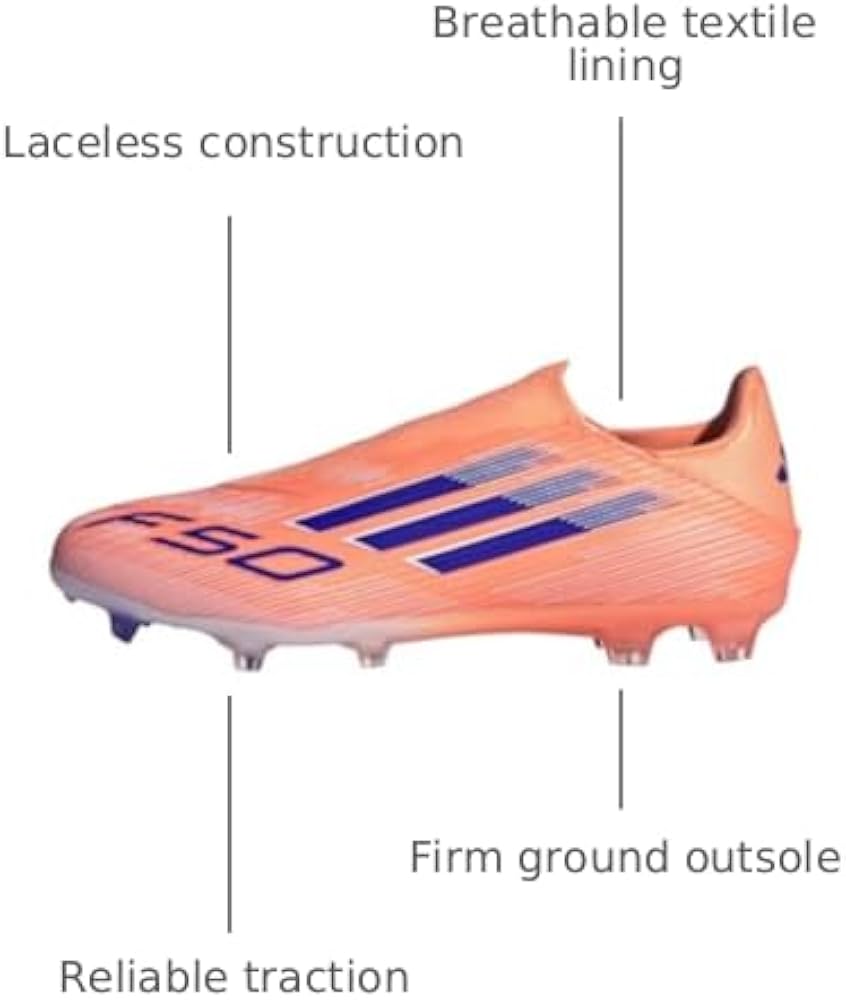 Amazon.com | Adidas Unisex-Adult F50 League Laceless Firm Ground