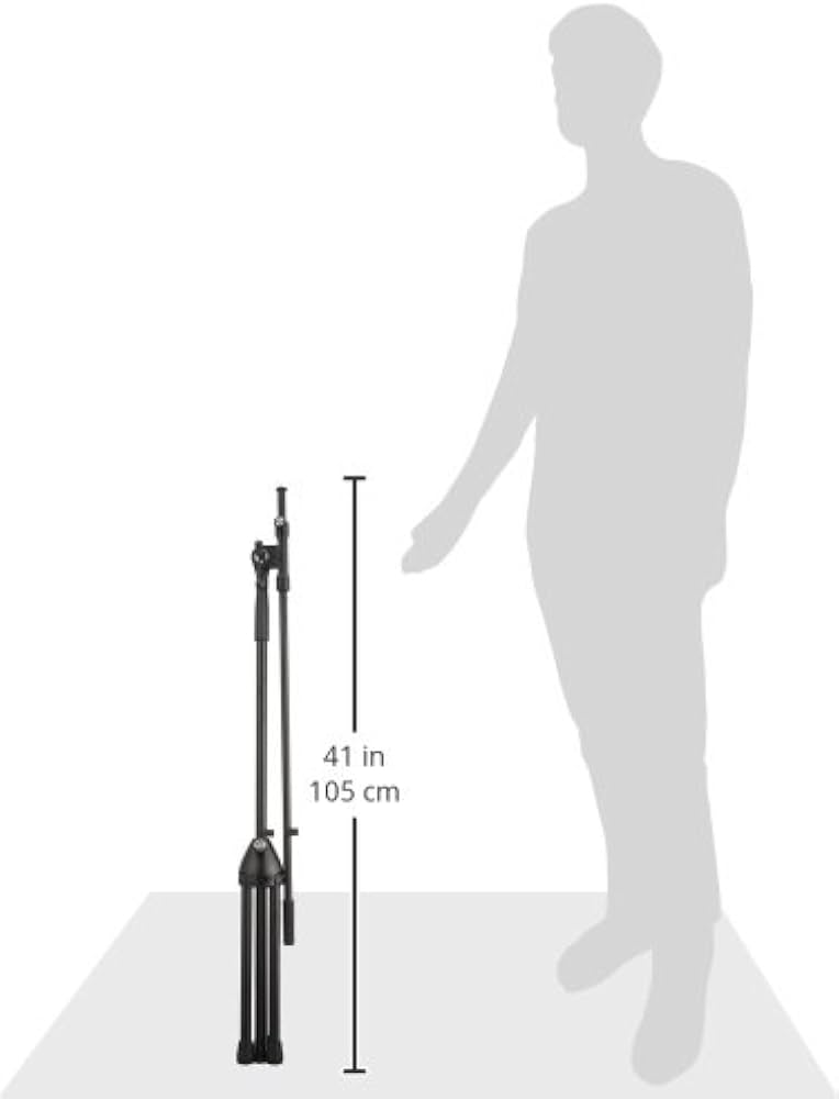 Amazon.co.jp: K&M ブーム式マイクスタンド (21020B) 高さ :900/1,605