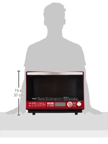 Amazon | シャープ 過熱水蒸気オーブンレンジ 2段調理 31L レッド RE