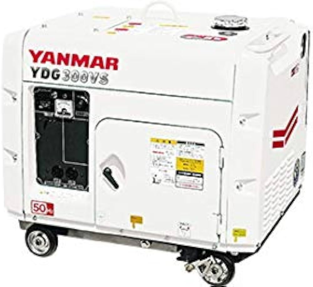 Amazon | ヤンマー ディーゼル発電機 (白色) YDG300VS-5E-W 超低騒音