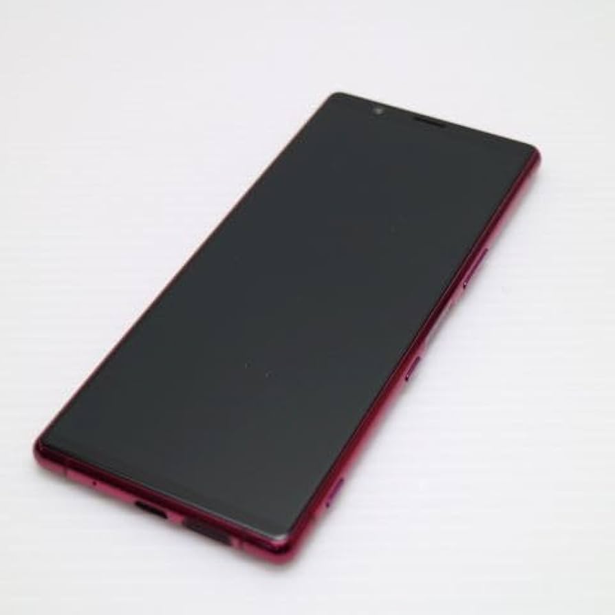 Amazon | SIMフリー Xperia5 SO-01M docomo レッド | Xperia