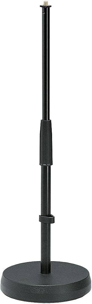 Amazon | K&M 233B black 卓上マイクスタンド | マイクスタンド | 楽器