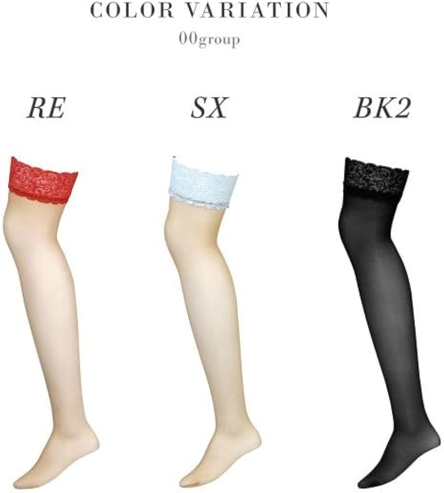Amazon | ワコール サルート ガーターストッキング 定番 00G 00group