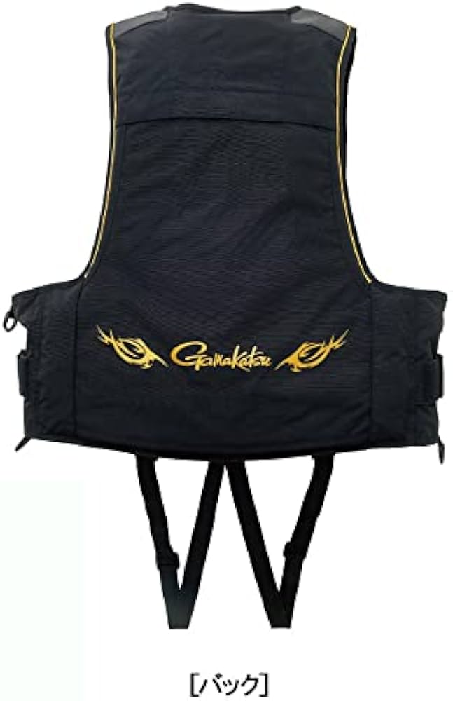 Amazon | がまかつ(Gamakatsu) フローティングベスト GM2193 ブラック