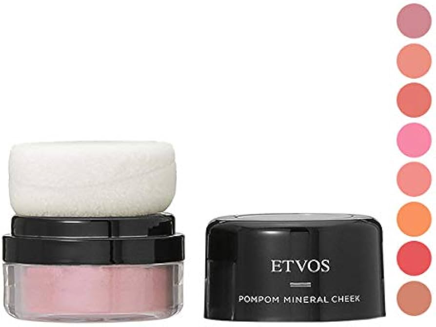 Amazon | エトヴォス ポンポンミネラルチーク 2g #ペールオレンジ