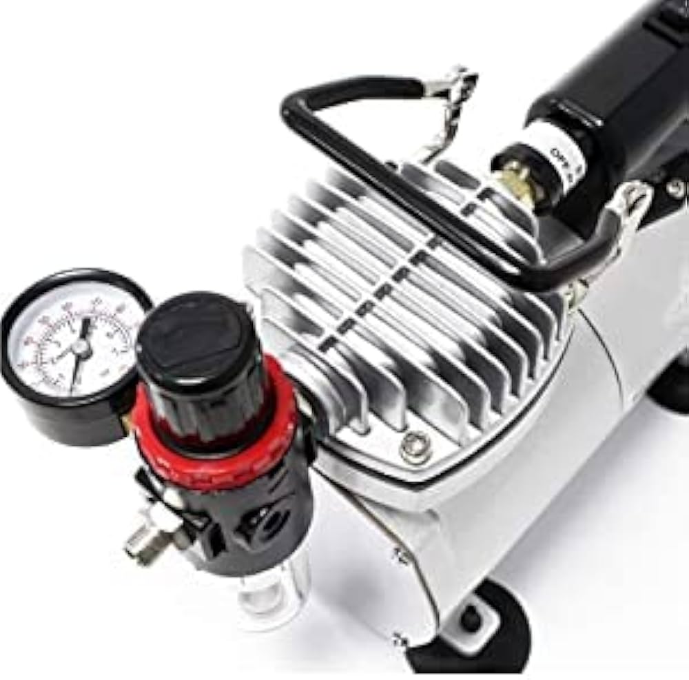 Amazon | 【三方良し】エアブラシ エアーコンプレッサー エアホース付