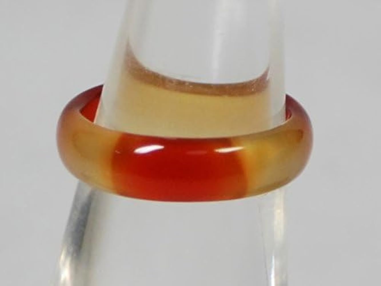 Amazon | △瑪瑙（メノウ）リング赤17号（t30） | リング 通販