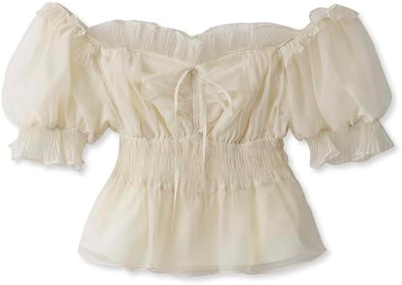 Amazon | [スナイデル] ギャザーフリルオフショルブラウス | シャツ