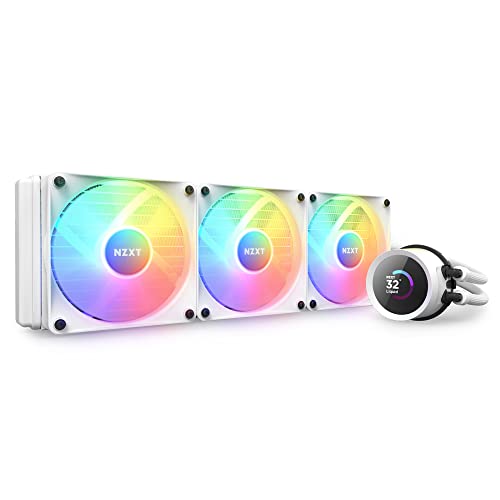 Amazon | NZXT KRAKEN RGB 360 White 簡易水冷CPUクーラー RL-KR360-W1