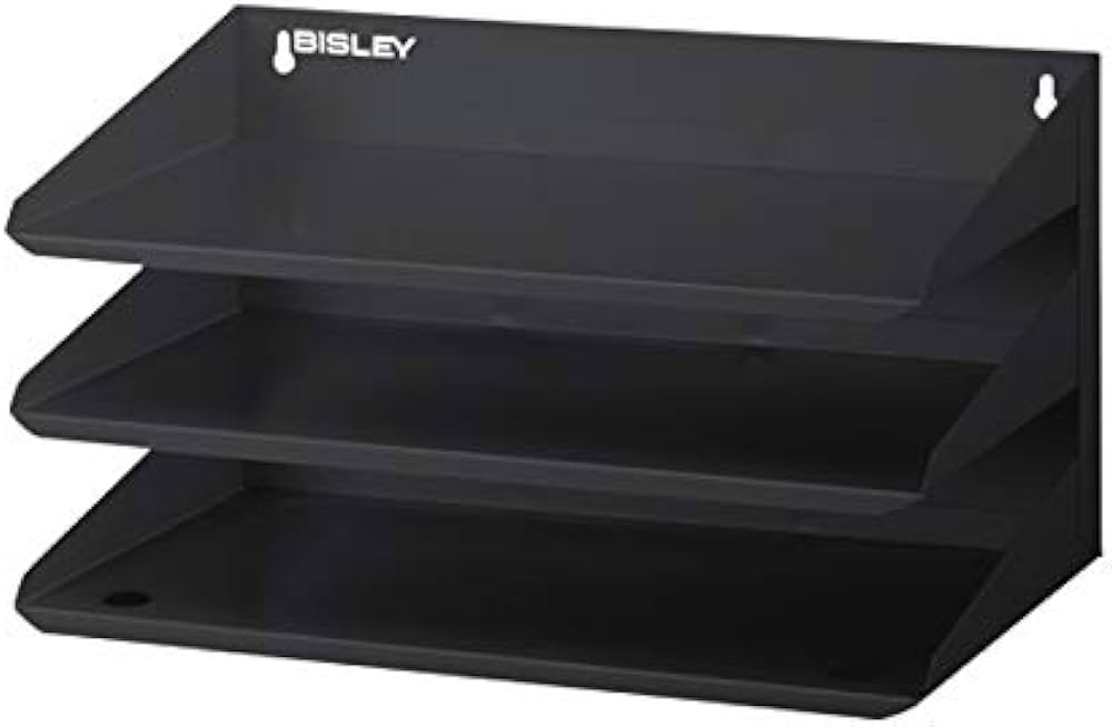 Amazon.co.jp: BISLEY ビスレー 3段 レターラック 【ブラック