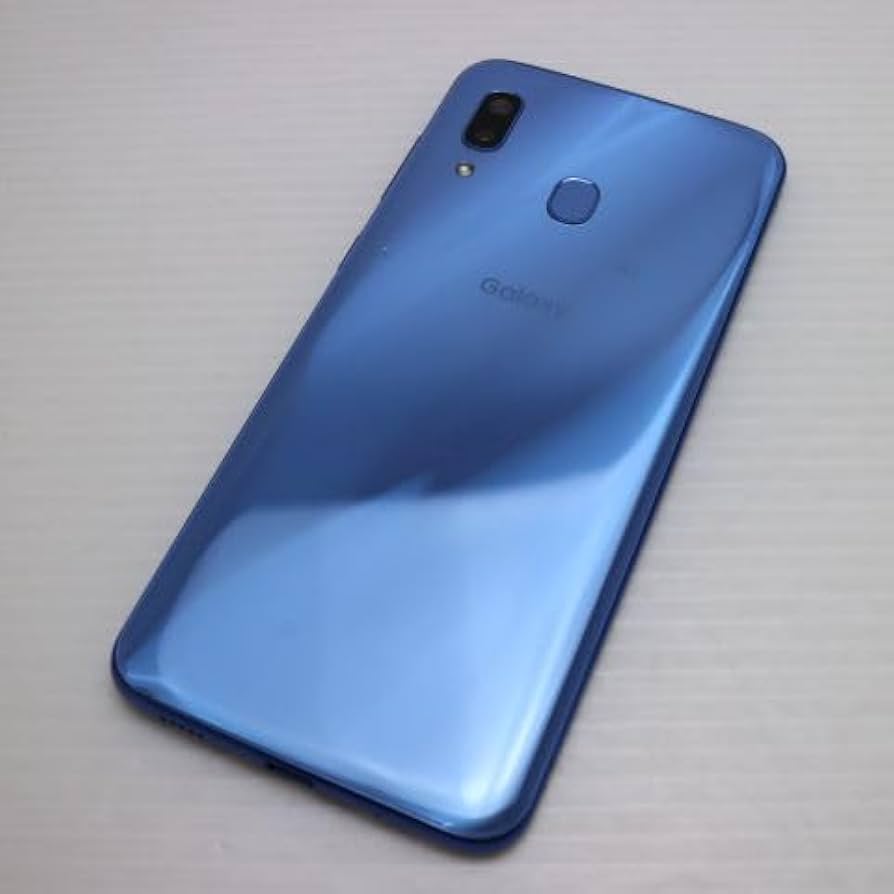 Amazon | Galaxy A30 SCV43 青 | Galaxy | スマートフォン本体