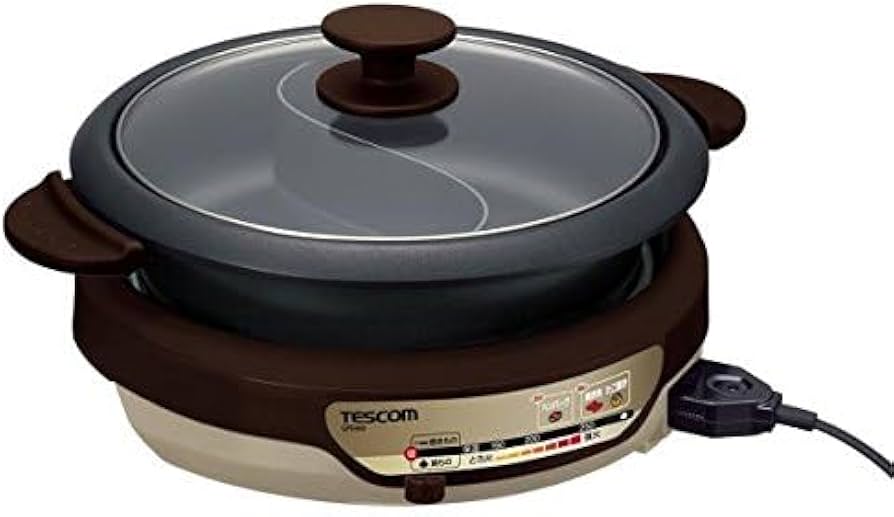 Amazon | テスコム グリル鍋 [ 深なべ/たこ焼きプレート/溝つき