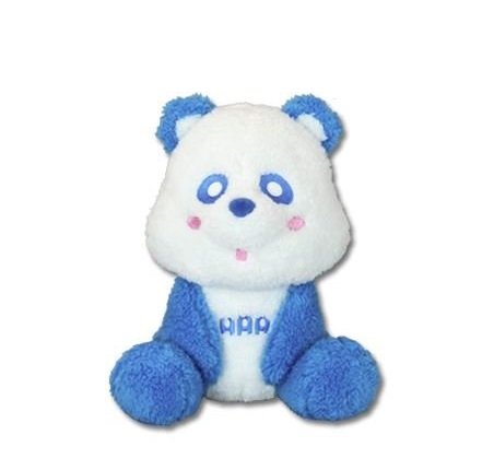 Amazon.co.jp: AAA え～パンダ ふさふさBIGぬいぐるみ2 青 與真司郎