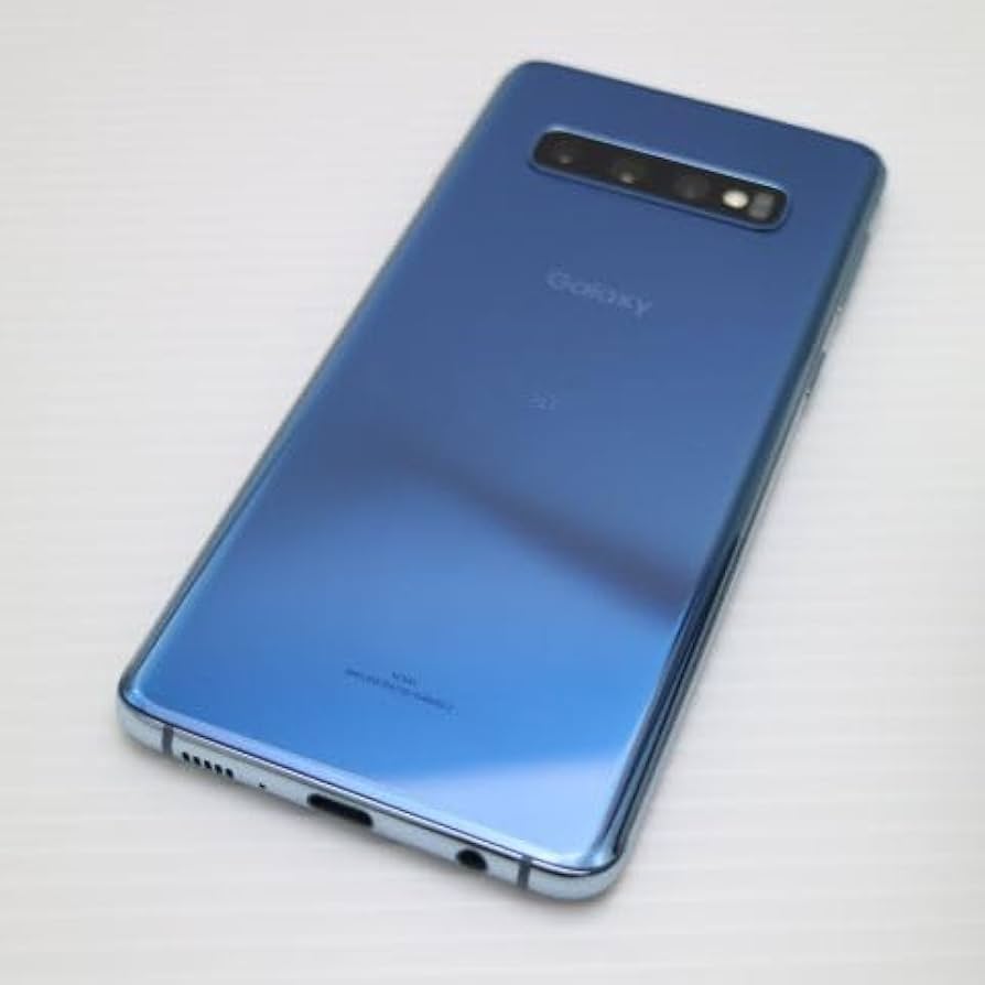 Amazon | Galaxy S10 SCV41 青 | 不明 | スマートフォン本体