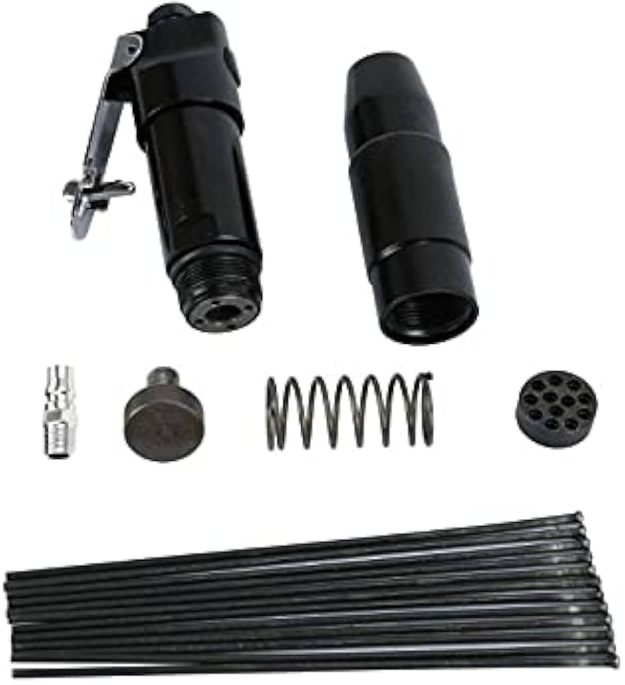 Amazon | ニードルスケーラー エアハンマー ジェットタガネ 12本付き